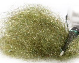 Baitfish ULTRA Sparkle Dubbing, Olive UVR / 31